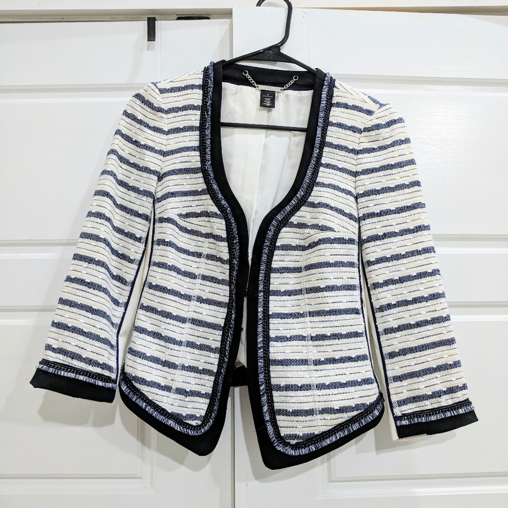 White House Black Market Tweed Blazer